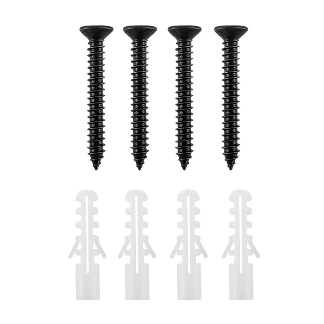 Lot de 4 supports muraux Maclean, pour pneus, roues, échelle, vélo, en acier, charge maximale de 22 kg par support, MC-488
