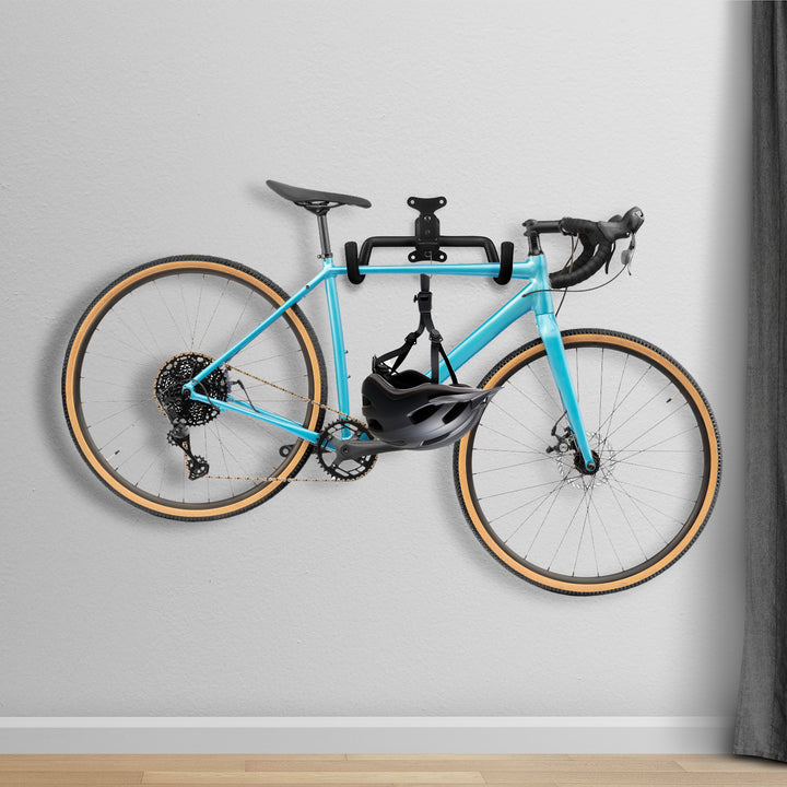 Support mural pour vélos Maclean, horizontal, en acier, charge maximale 30 kg, MC-484, lot de 3