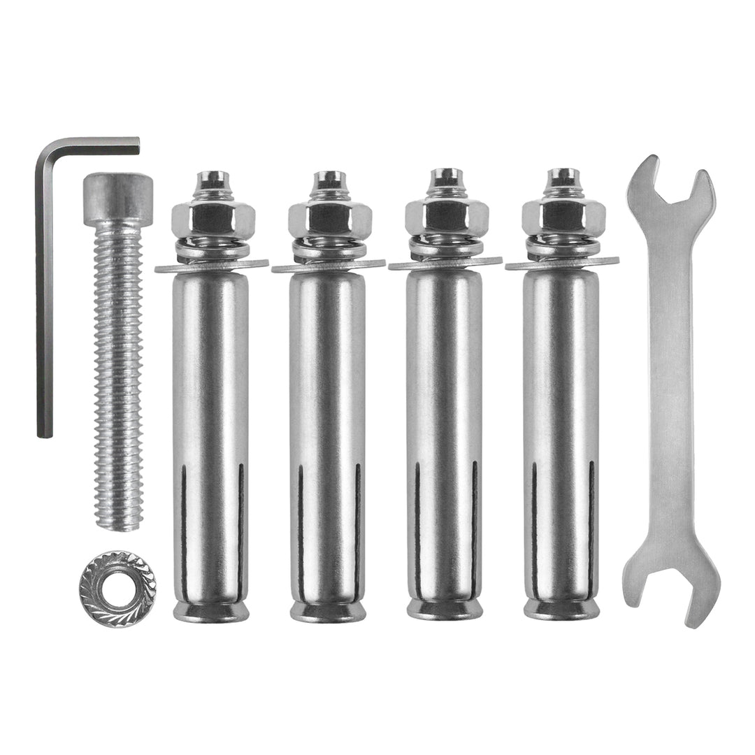 Support mural pour vélos Maclean, horizontal, en acier, charge maximale 30 kg, MC-484, lot de 4