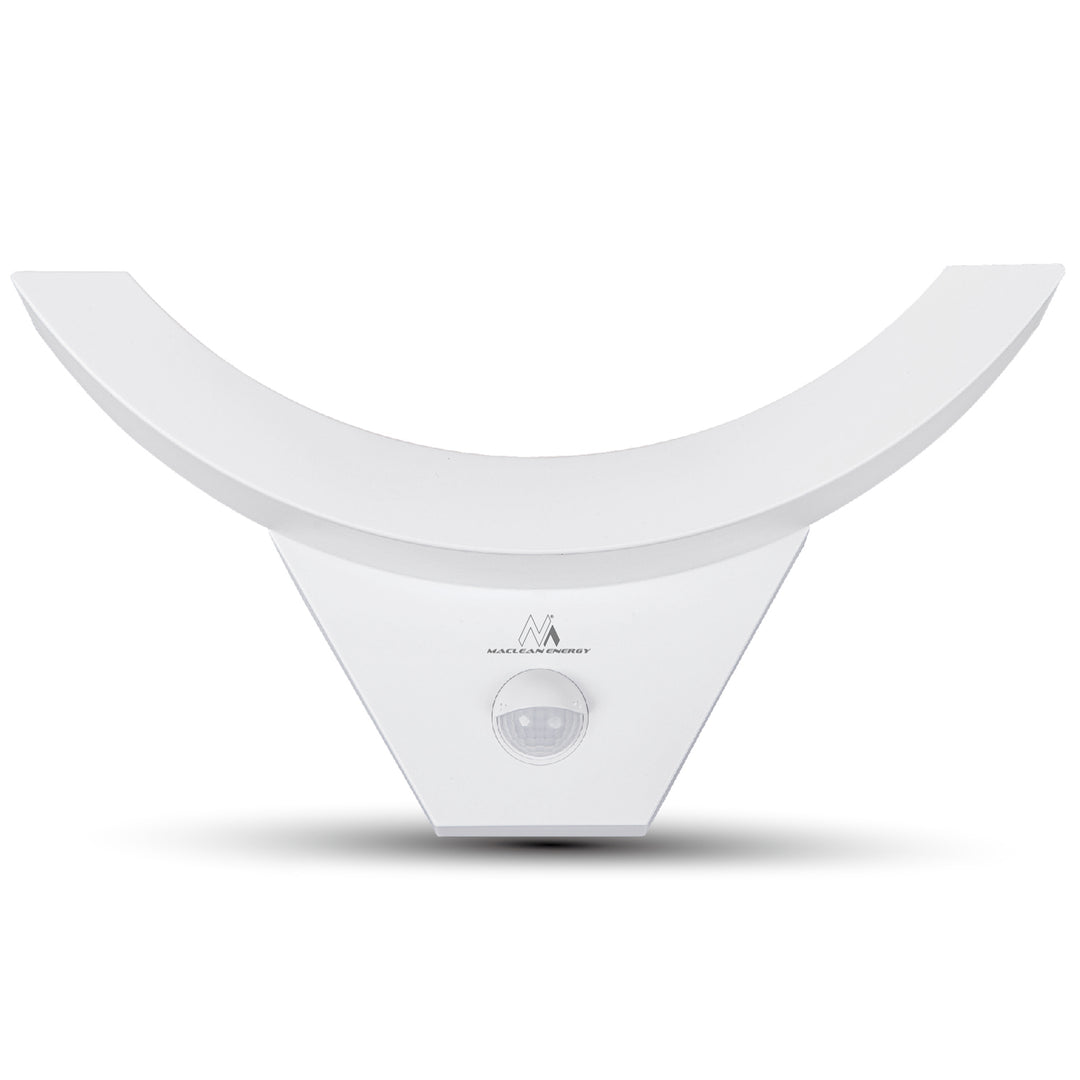 Lampe LED avec détecteur de mouvement Maclean, capteur PIR, couleur blanche, 10 W, IP54, 800 lm, MCE290 W, lot de 2