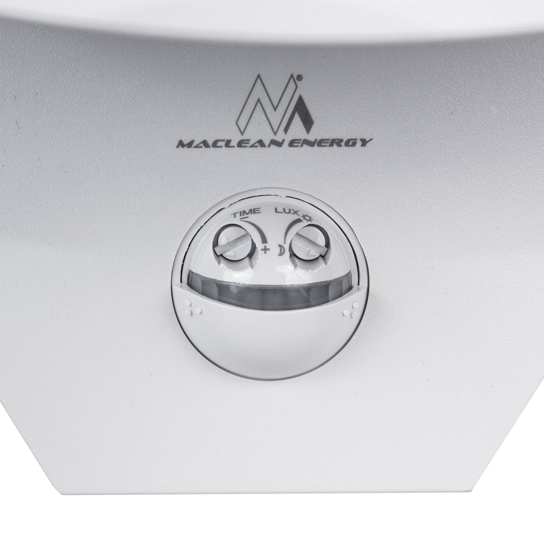 Lampe LED avec détecteur de mouvement Maclean, capteur PIR, couleur blanche, 10 W, IP54, 800 lm, MCE290 W, lot de 2