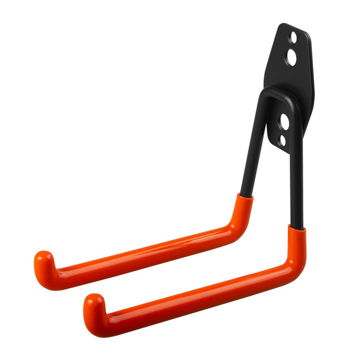 Support mural / crochet de rangement pour garage Maclean, pour pneus, outils de jardinage, échelle, tuyaux, vélo, charge max. 50 kg, MC-443, lot de 2