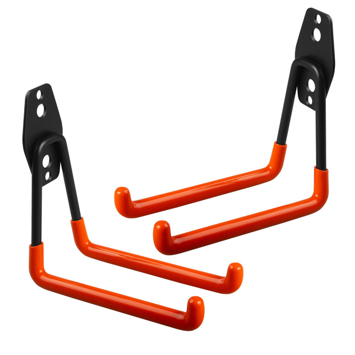 Support mural / crochet de rangement pour garage Maclean, pour pneus, outils de jardinage, échelle, tuyaux, vélo, charge max. 50 kg, MC-443, lot de 2