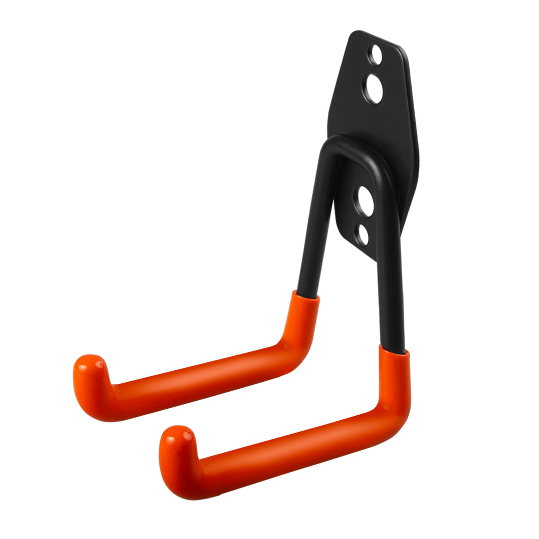 Support mural pour garage Maclean, pour pneus, outils de jardinage, échelle, tuyaux. En acier, charge max. 70 kg, MC-442, lot de 4