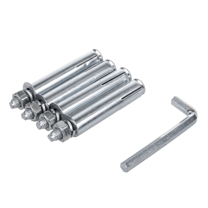 Support mural pour vélos Maclean, horizontal, en acier, charge maximale 30 kg, MC-431, lot de 4