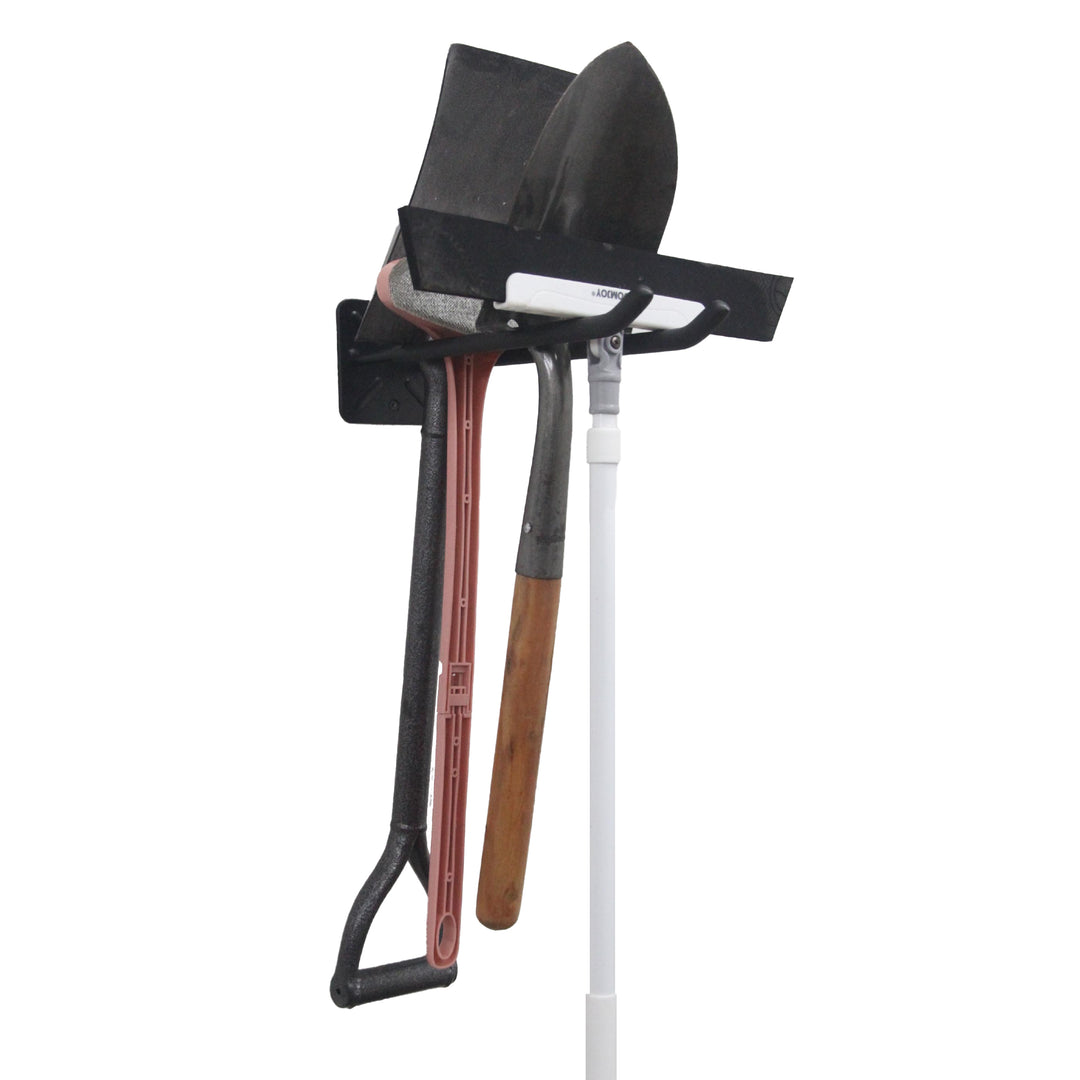 Lot de 4 supports muraux Maclean, pour outils, roues, échelle, vélo, en acier, charge max. 70 kg, MC-436