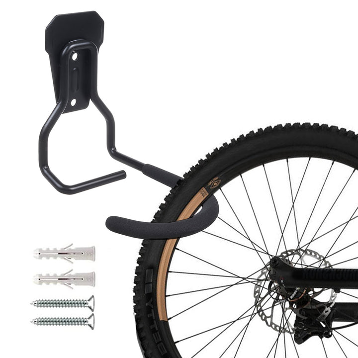 Support mural pour vélo Maclean, vertical, en acier, charge maximale 20 kg, MC-433, lot de 3