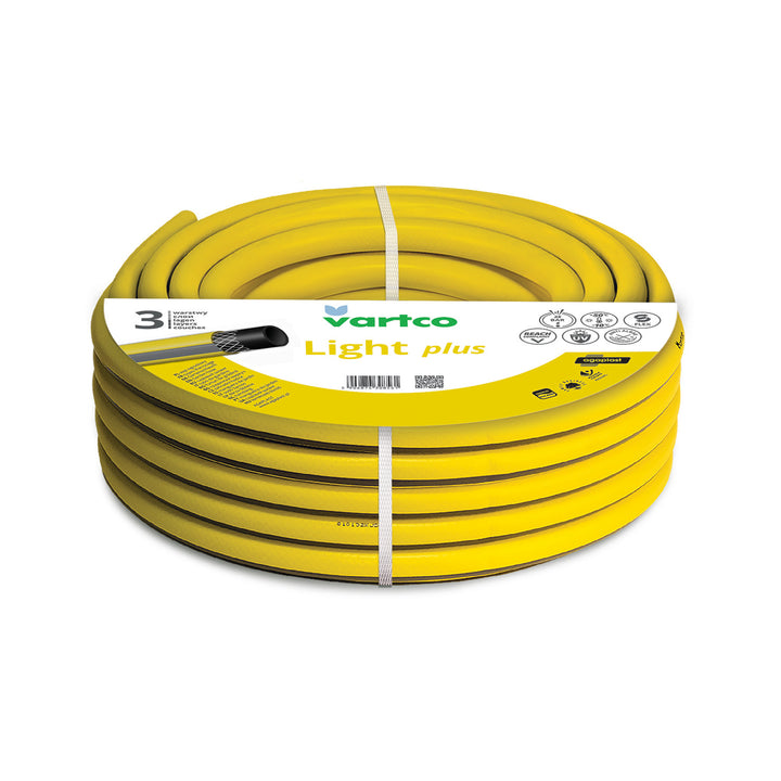 Tuyau d'arrosage Vartco, 3 couches, souple, diamètre 1", longueur 30 m, Light Plus