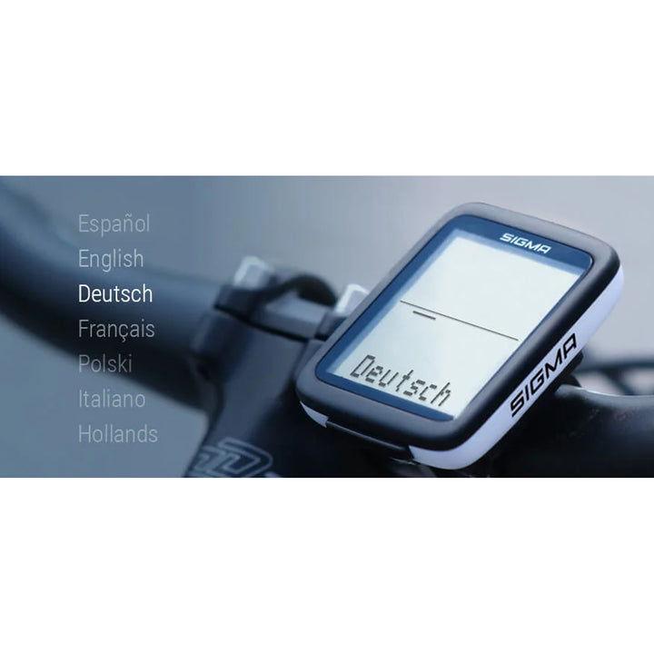 Compteur de vélo Sigma BC 10.0 WR, étanche, résistant aux intempéries, grand écran lisible, 10 fonctions