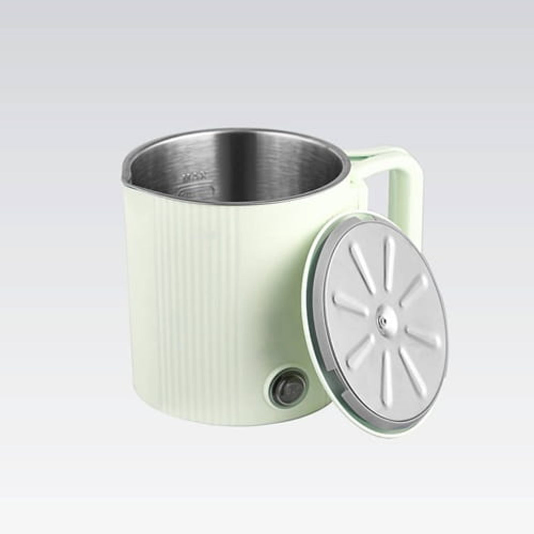 Bouilloire électrique / casserole de voyage Maestro, 2 en 1, capacité 0,8 L, puissance 600 W, poignée rabattable, commutateur de tension 110 V/230 V, couleur menthe, MR-009-MINT