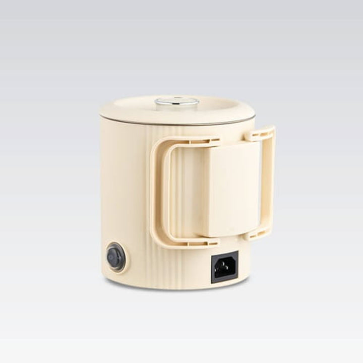 Bouilloire électrique / casserole de voyage Maestro, 2 en 1, capacité 0,8 L, puissance 600 W, poignée rabattable, commutateur de tension 110 V/230 V, couleur beige, MR-009-BEIGE