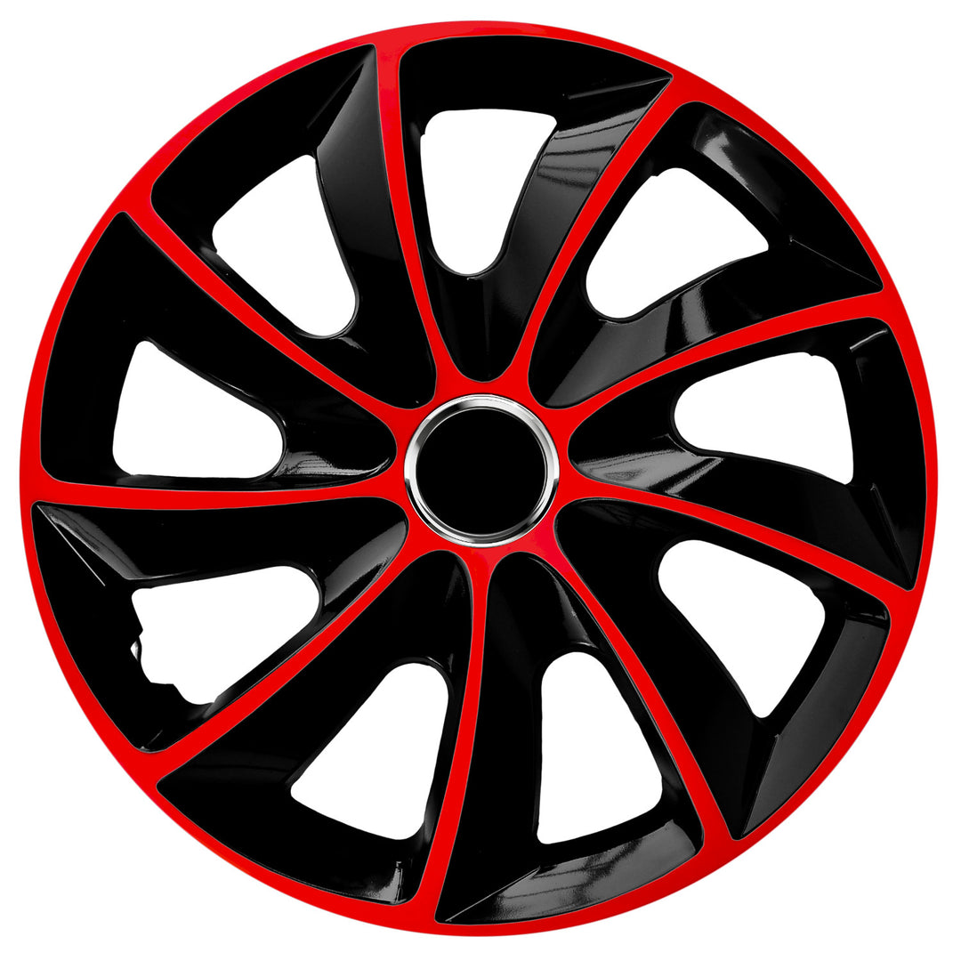 Enjoliveur universel 17 pouces NRM Stig Extra noir et rouge, 1 pièce