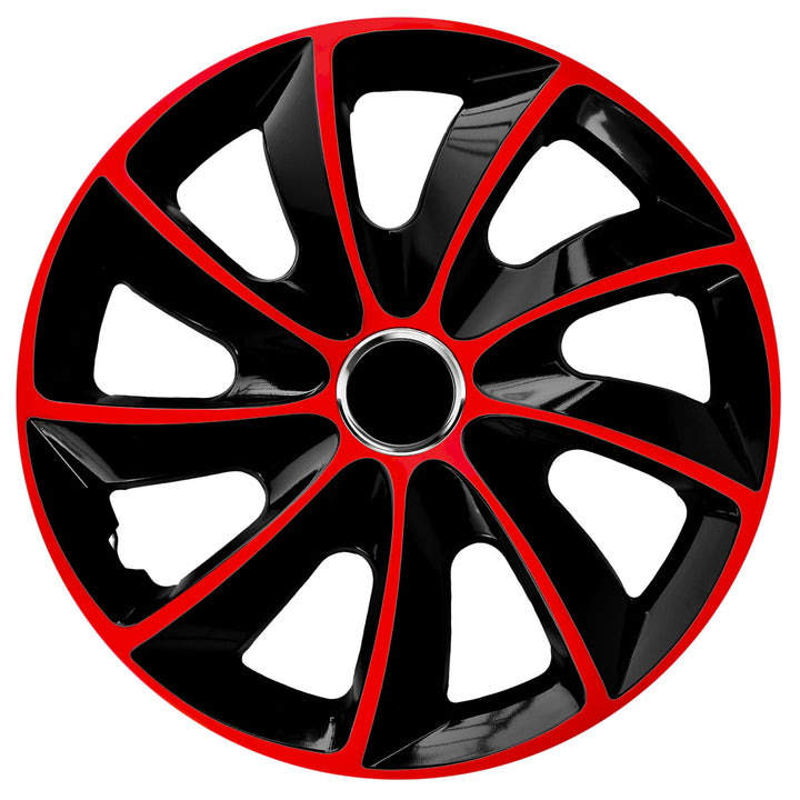 Enjoliveur universel 17 pouces NRM Stig Extra noir et rouge, 1 pièce