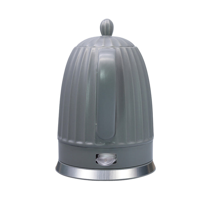 Bouilloire électrique en céramique Maestro, couleur grise, puissance 1 500 W, capacité 1,5 l, socle pivotant, indicateur de niveau d'eau, cordon d'alimentation de 65 cm, MR-077