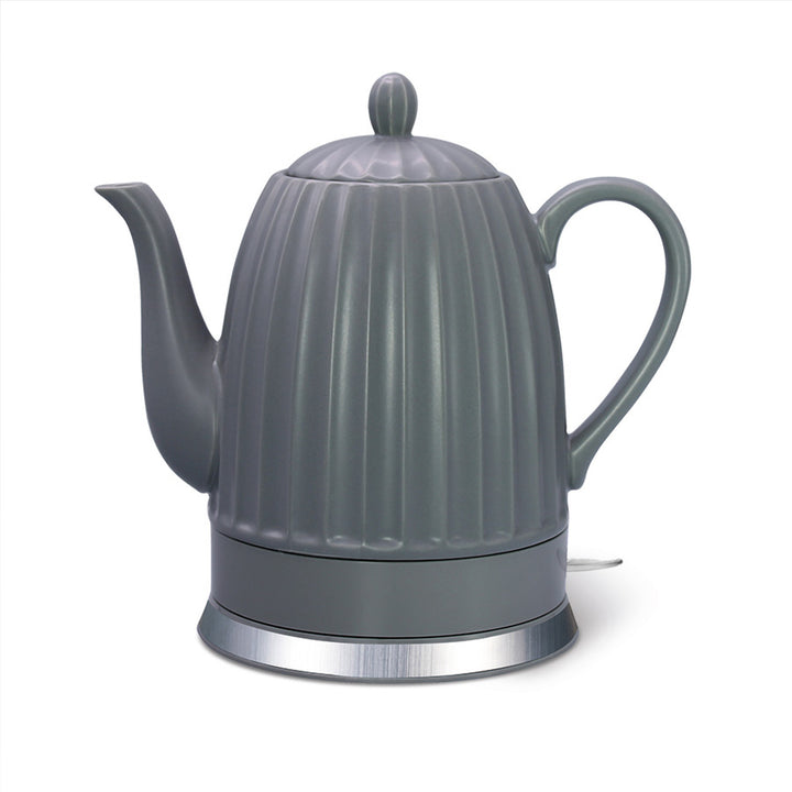Bouilloire électrique en céramique Maestro, couleur grise, puissance 1 500 W, capacité 1,5 l, socle pivotant, indicateur de niveau d'eau, cordon d'alimentation de 65 cm, MR-077