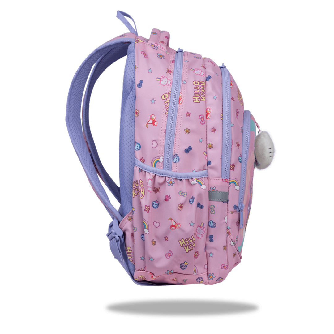 Sac à dos scolaire Hello Kitty Coolpack, taille Primo Pro (16 pouces), dos profilé et bretelles rembourrées, 2 compartiments principaux et une poche pour ordinateur portable, fond renforcé, F162025