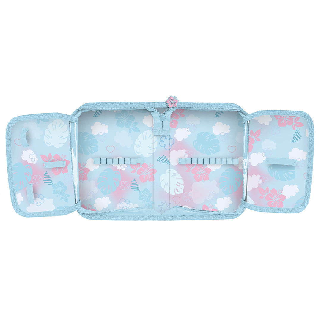 Ensemble scolaire Stitch Paso, sac à dos à deux compartiments, avec éléments réfléchissants et dos renforcé, trousse vide avec poignées pour les fournitures, sac à chaussures pouvant être porté sur le dos, DS26WW