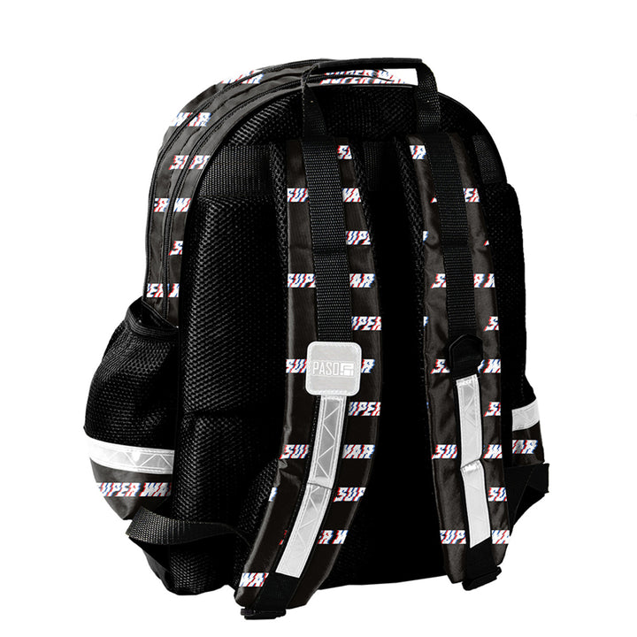 Ensemble scolaire Captain America Paso, sac à dos à deux compartiments, avec éléments réfléchissants et dos renforcé, trousse vide avec poignées pour les fournitures, sac à chaussures pouvant être porté sur le dos, AV26KK