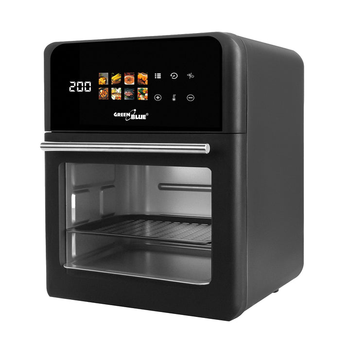 Friteuse sans huile AIR FRYER GreenBlue, puissance 1800 W, capacité 10 l, 8 programmes, accessoires, minuterie, GB950 + thermomètre/sonde pour aliments, GreenBlue GB178