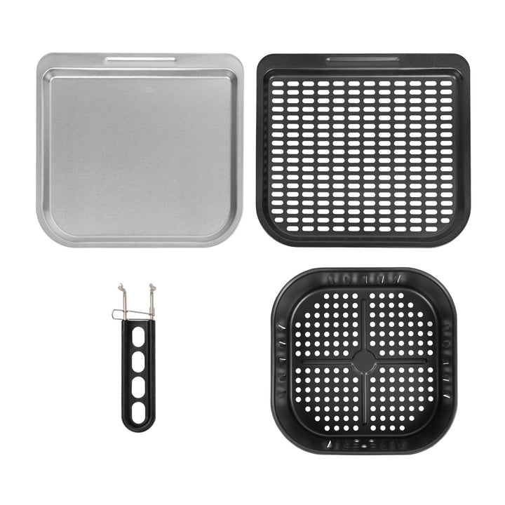 Friteuse sans huile AIR FRYER GreenBlue, puissance 1800 W, capacité 10 l, 8 programmes, accessoires, minuterie, GB950 + 100 sachets en papier de 16 cm