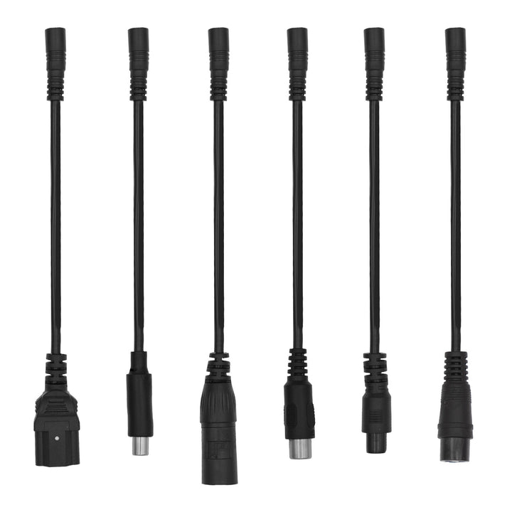 Chargeur universel / Bloc d'alimentation Maclean Energy, pour trottinettes électriques, 54,6 V CC, 2 A, 110 W max., recharge rapide, 6 fiches, MCE665