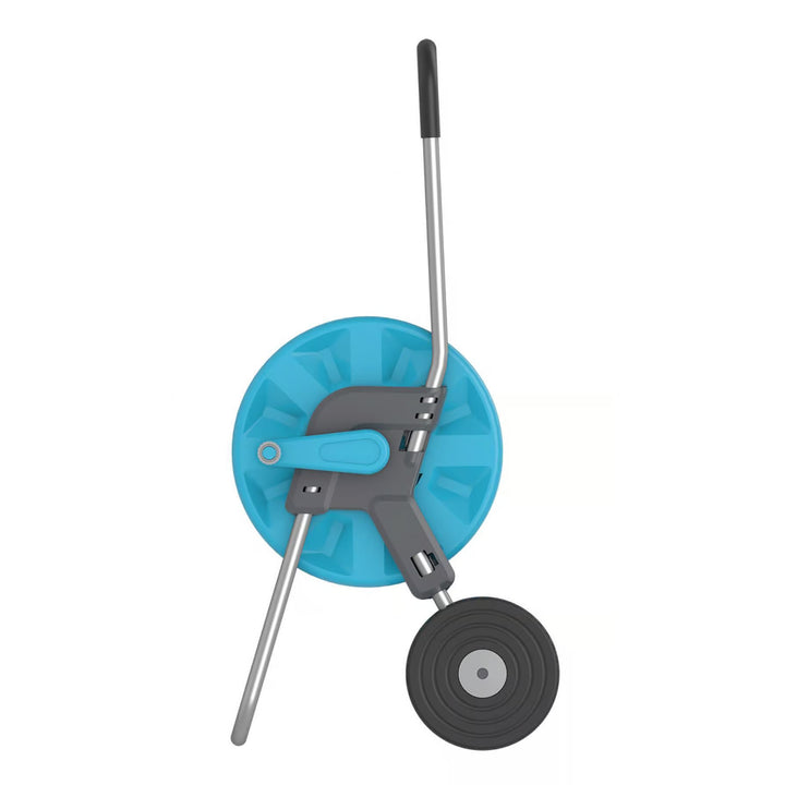 Chariot pour tuyau Cellfast Aluplus 1/2" 60 m + tuyau d'arrosage Cellfast Economic 1/2" 10 m + ensemble avec arroseur droit Cellfast Basic 1/2"