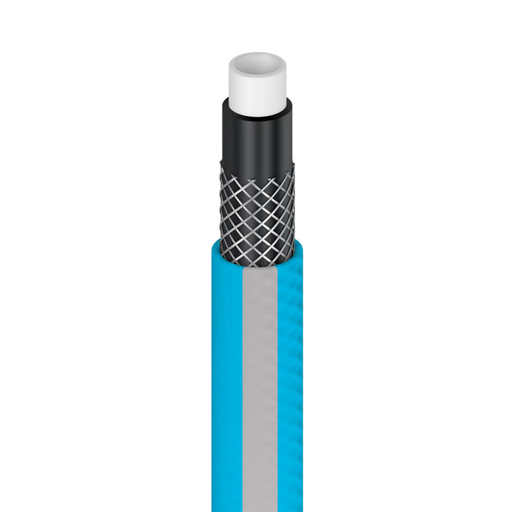 Chariot pour tuyau Cellfast Aluplus 1/2" 60 m + Tuyau d'arrosage Cellfast IDEAL 1/2" 20 m + Kit avec arroseur droit Cellfast Basic 1/2"