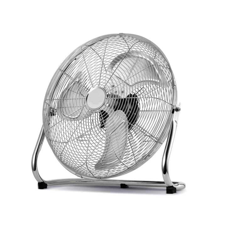 Ventilateur de sol HanksAir, puissance 80 W, 3 vitesses, en acier chromé, diamètre 40 cm, longueur du câble 1,5 m, W021