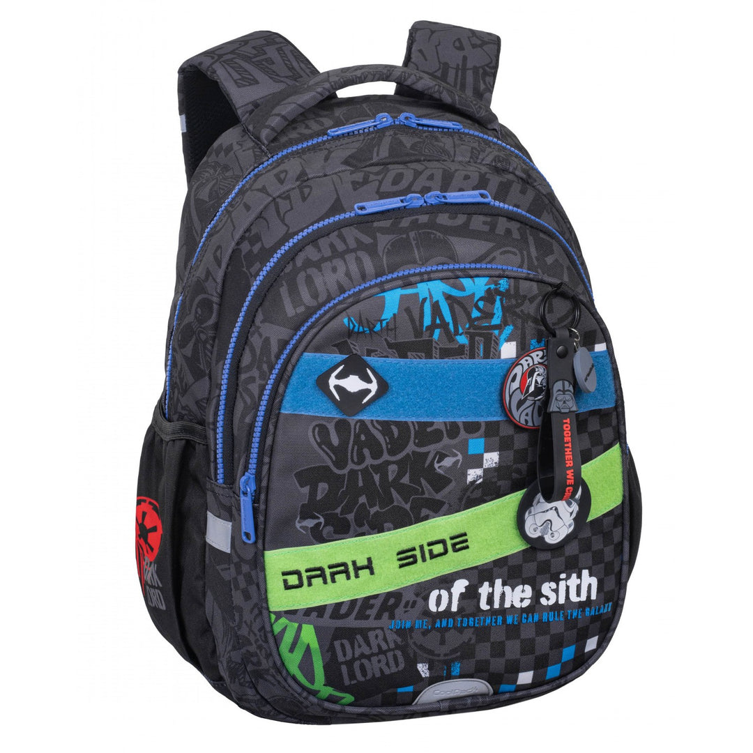 Kit scolaire Star Wars Coolpack, sac à dos Jerry à 3 compartiments (15") avec dos profilé et bretelles réglables, et trousse Jumper 3 avec accessoires