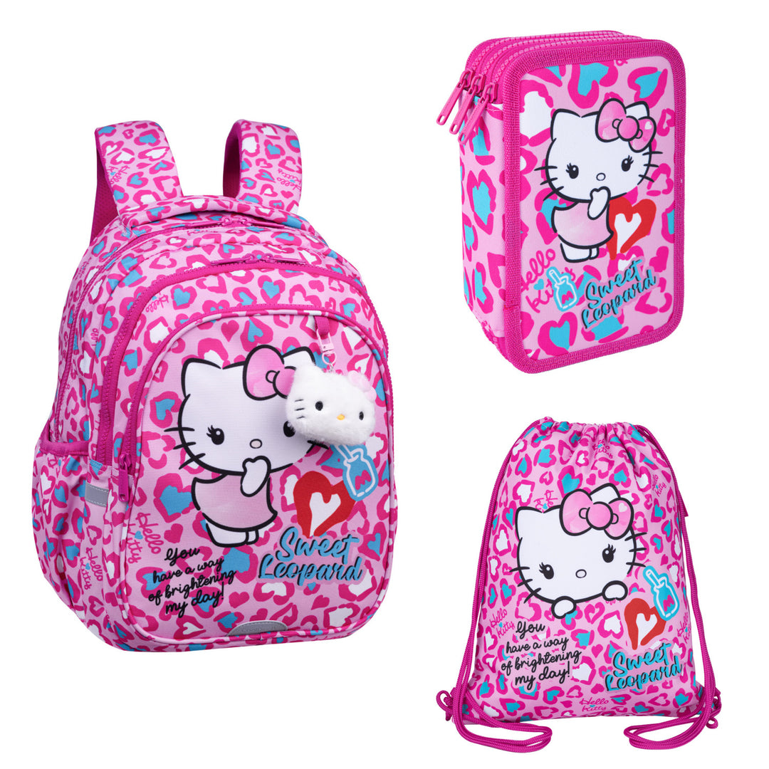 Ensemble scolaire Hello Kitty Coolpack, sac à dos Jerry à 3 compartiments (15"), trousse Jumper 3 avec accessoires et sac de sport pour chaussures