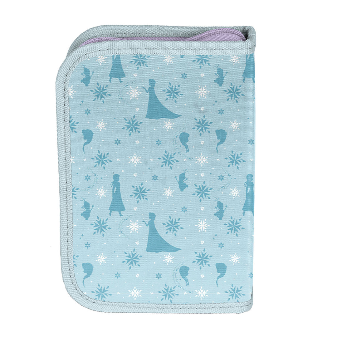 Ensemble scolaire Frozen Paso, sac à dos à deux compartiments, bretelles réglables et dos rigide, trousse avec accessoires et poignées pour les fournitures, sac à chaussures pouvant être porté sur le dos, DF26AA