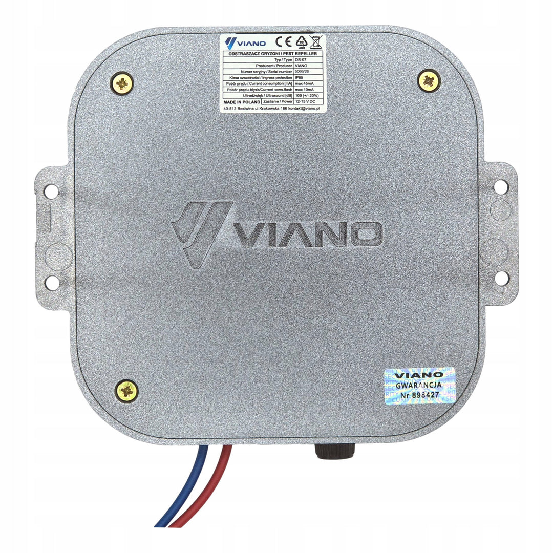 Répulsif pour voiture contre les martres, les rongeurs, les rats et les souris, Viano Power LED