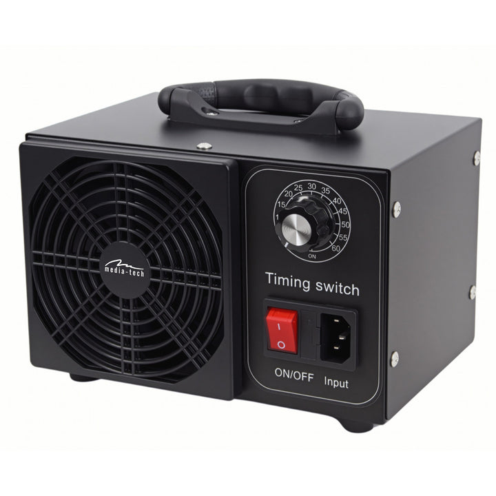 Ozonateur professionnel pour la désinfection et la purification de l'air, Mediatech, Débit d'ozone : 60 000 mg/h, minuterie, Puissance : 140 W, boîtier métallique