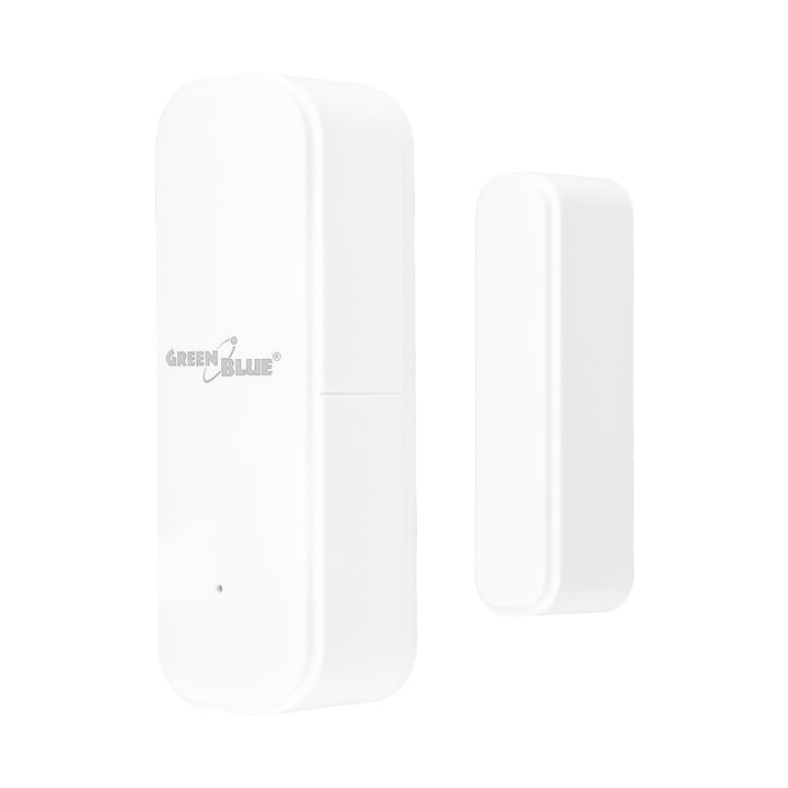 Contacteur sans fil / capteur d'ouverture Wi-Fi GreenBlue, Android/iOS, pour portes / fenêtres, 3,0 V CC, LR03x2, GB479 W, 2 kits
