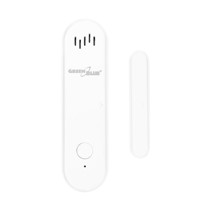 Contacteur sans fil / capteur d'ouverture Wi-Fi GreenBlue, Android/iOS, pour portes / fenêtres, 3,0 V CC, LR03x2, avec alarme, GB478, 2 lots