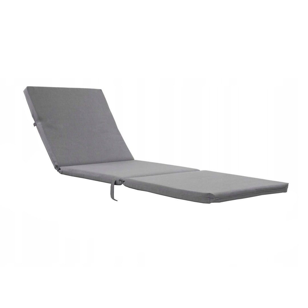 Coussin pour transat Jaipur, couleur gris foncé + coussin pour transat Jaipur, couleur beige + coussin pour transat Daytona, couleur grise