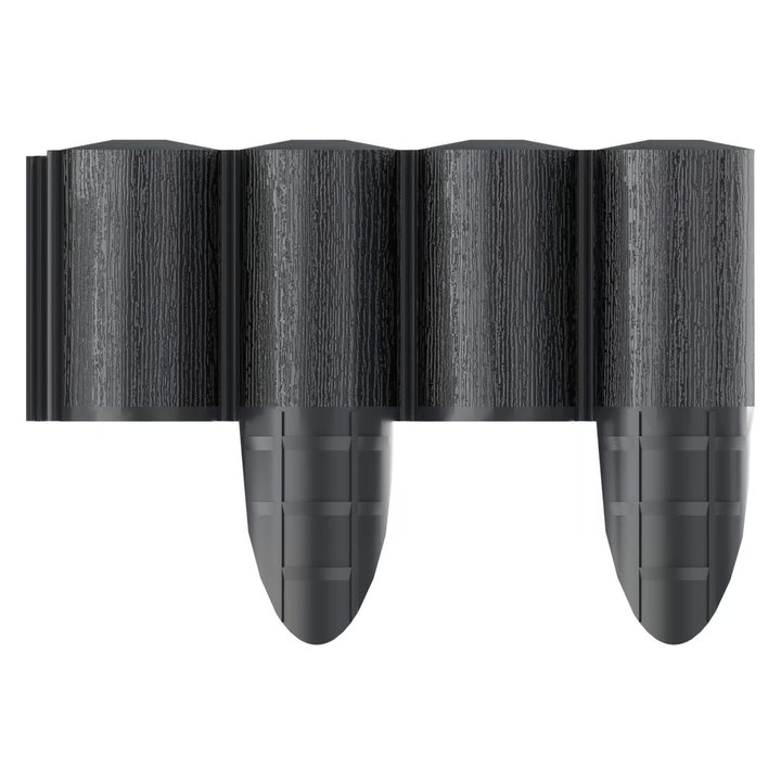 Palissade de jardin Cellfast, aspect bois, résistante au gel, longueur 7,2 m, couleur anthracite, 34-032