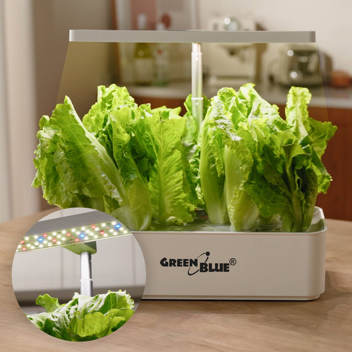 Système intelligent de culture d'intérieur GreenBlue, pot SMART, capacité 4 L, 220-240 V CA 50/60 Hz 0,4 A GB133 + kit d'accessoires