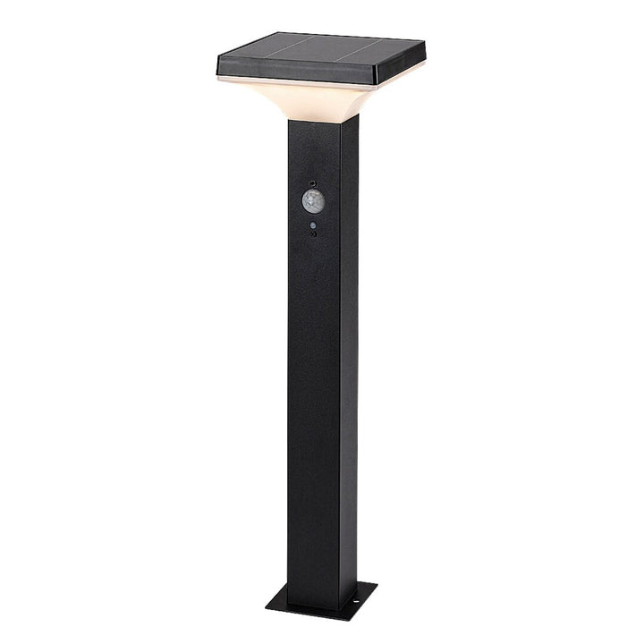 Lampe Rabalux, d'extérieur, solaire, sur pied, LED 4 W, IP44, noire, Geleen, 2 pièces