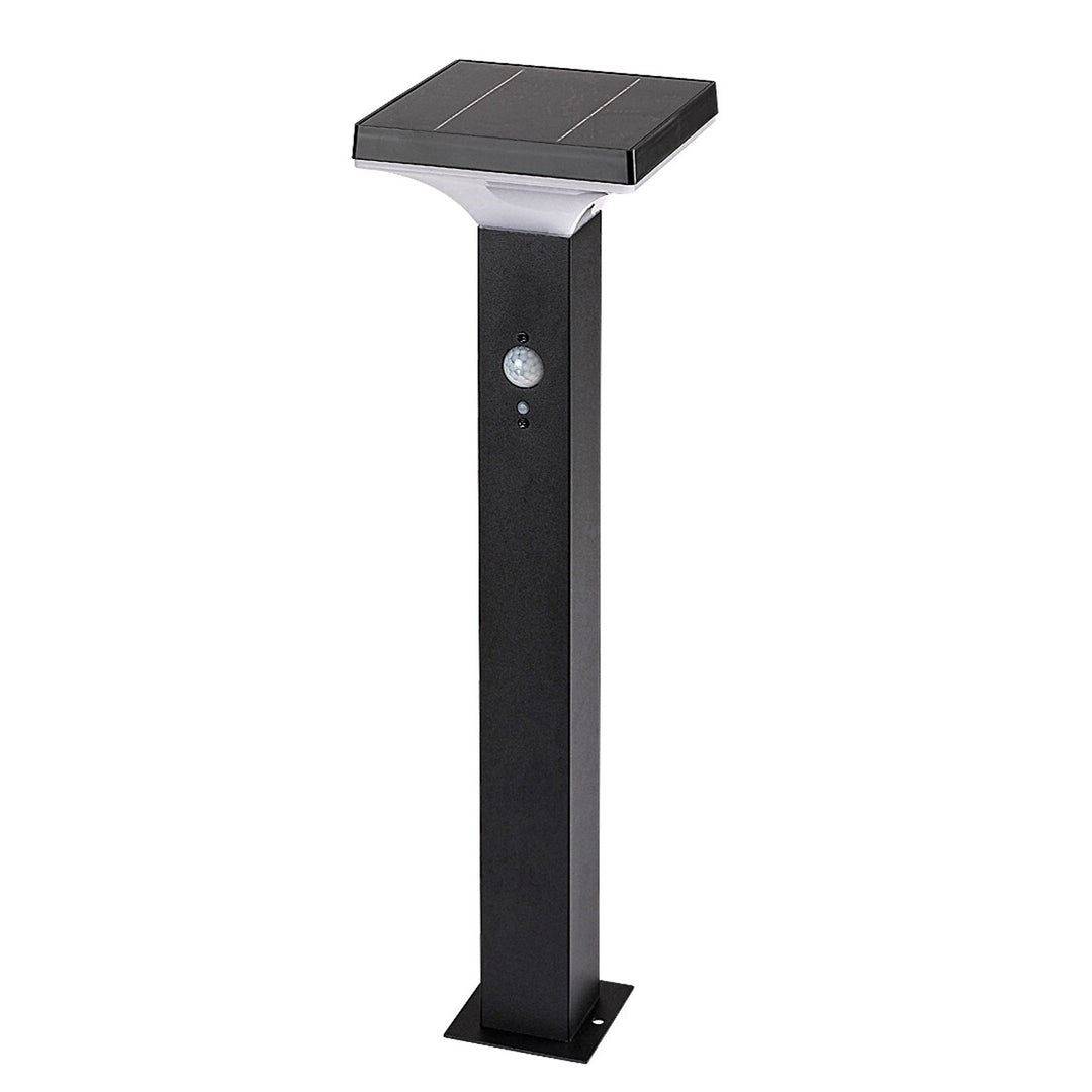 Lampe Rabalux, d'extérieur, solaire, sur pied, LED 4 W, IP44, noire, Geleen, 4 pièces