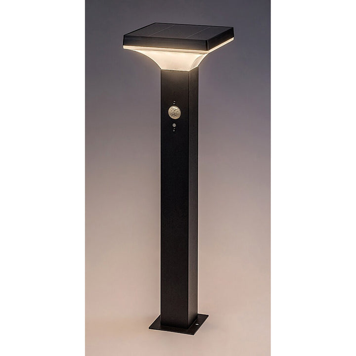 Lampe Rabalux, d'extérieur, solaire, sur pied, LED 4 W, IP44, noire, Geleen, 4 pièces