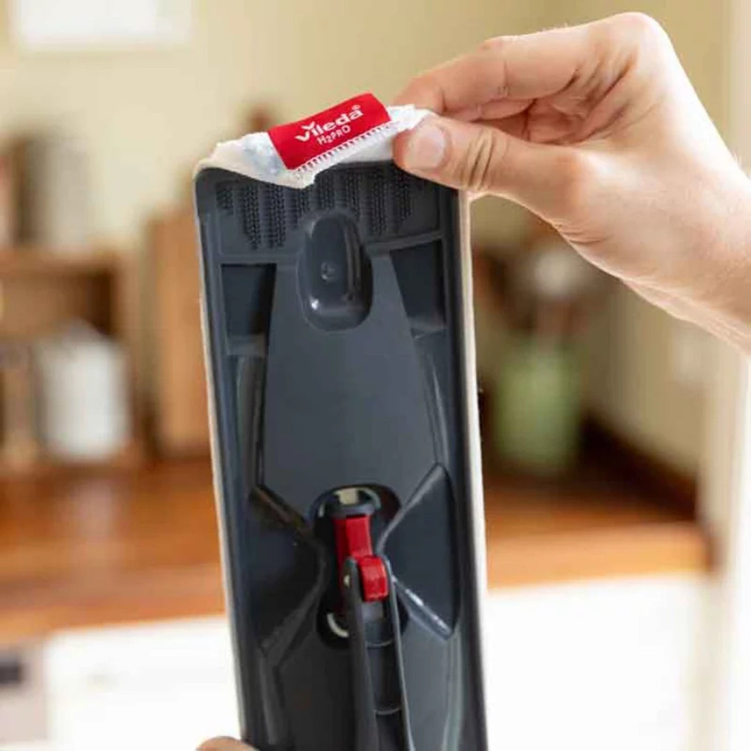 Recharge pour balai à franges plat Vileda H2prO, en microfibre, lavable en machine, 175786, lot de 3