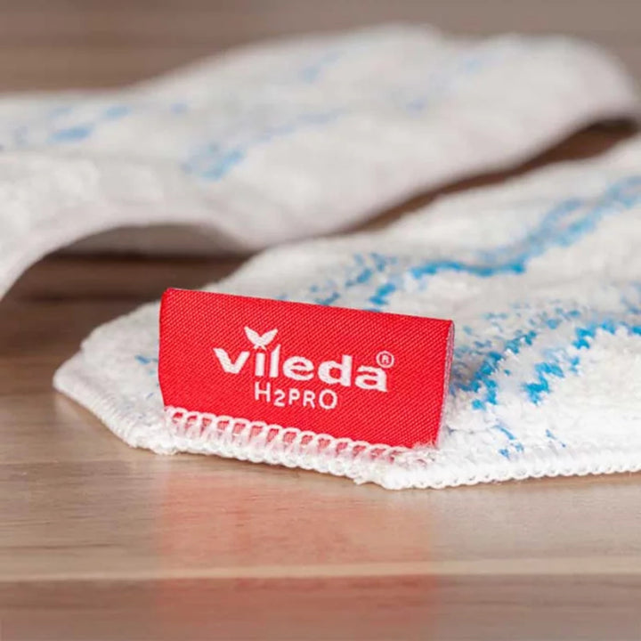 Recharge pour balai à franges plat Vileda H2prO, en microfibre, lavable en machine, 175786, lot de 3