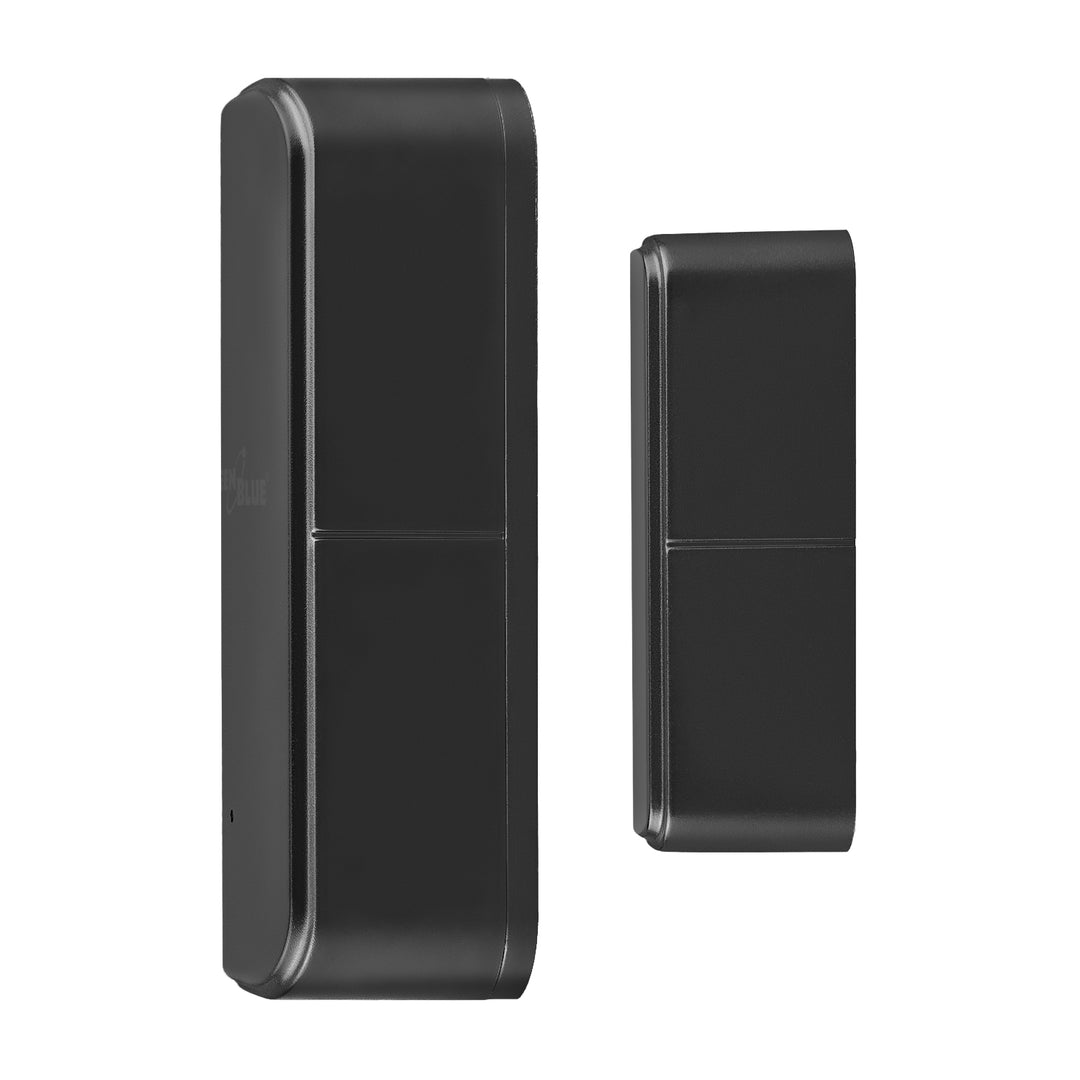 Contacteur sans fil / capteur d'ouverture Wi-Fi GreenBlue, Android/iOS, pour portes / fenêtres, 3,0 V CC, LR03x2, GB479 B, 2 pièces + 4 piles alcalines AAA Varta Industrial 4003