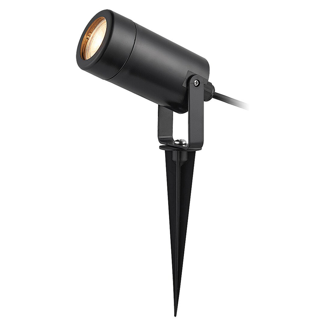 Lampe d'extérieur Rabalux Krobia, IP65, couleur noire, culot GU10, 4 W max., 7814