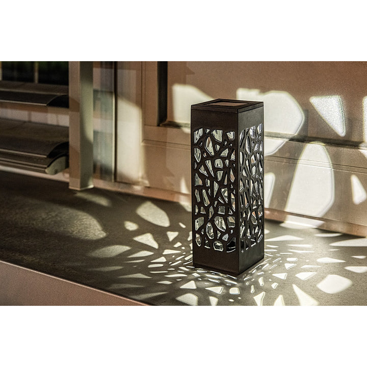 Lampe solaire Mora, 2 lm, indice de protection IP23, couleur noire, LED 0,16 W, 8949