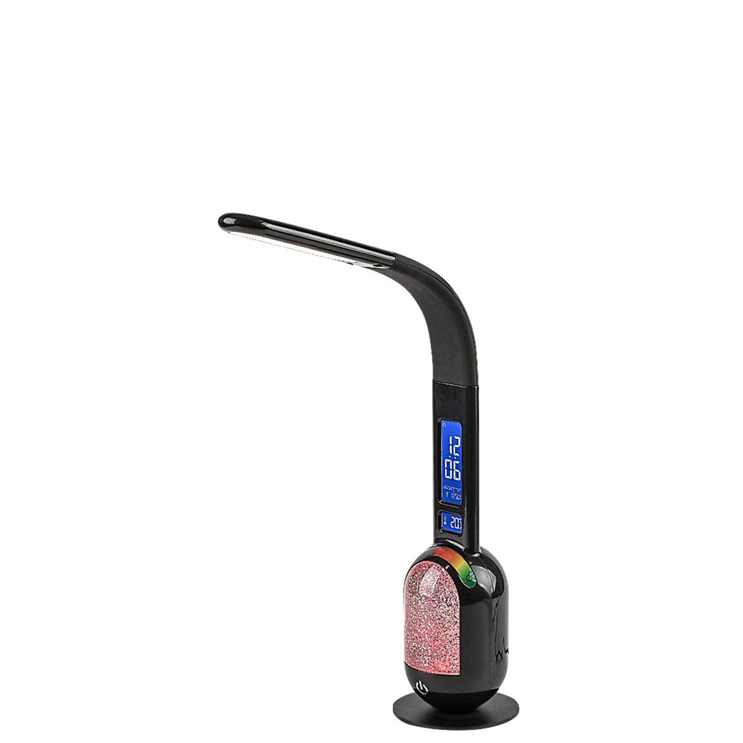 Lampe de bureau Rabalux Figen LED RGB 5 W, noire, IP20, 5 000 K