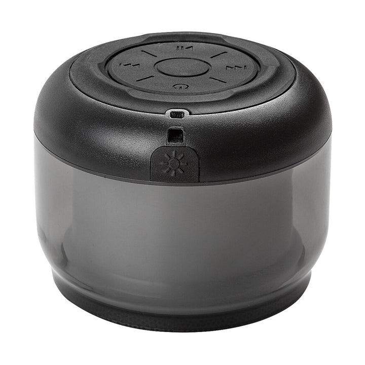 Lampe de bureau Rabalux Radelia, haut-parleur Bluetooth, RGB, noire, IP20, batterie intégrée, 76110