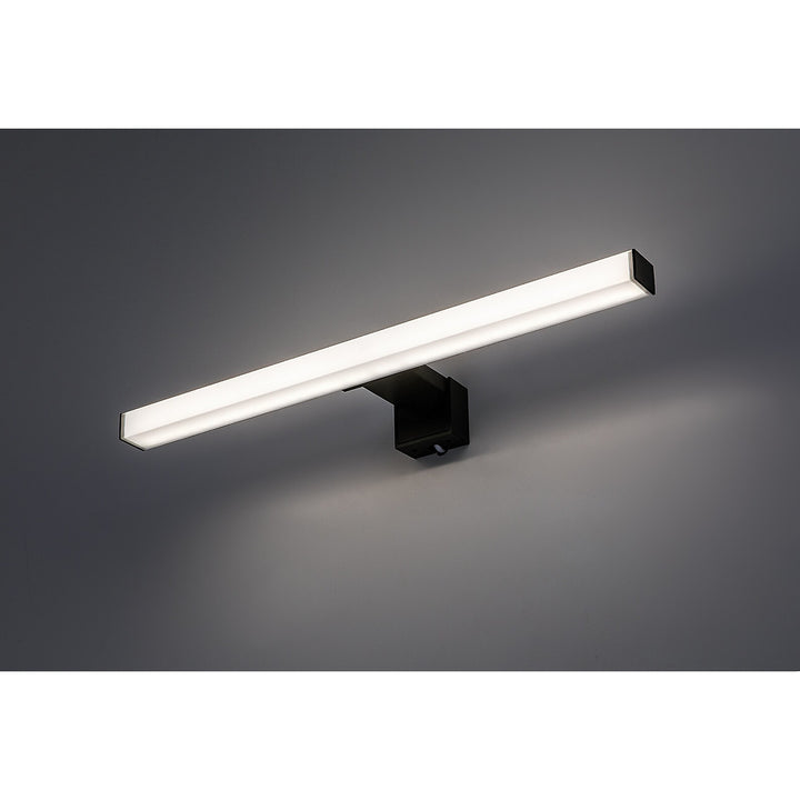 Lampe de salle de bains Rabalux Oliro LED 6 W, noire, IP44, 4 000 K, 75051