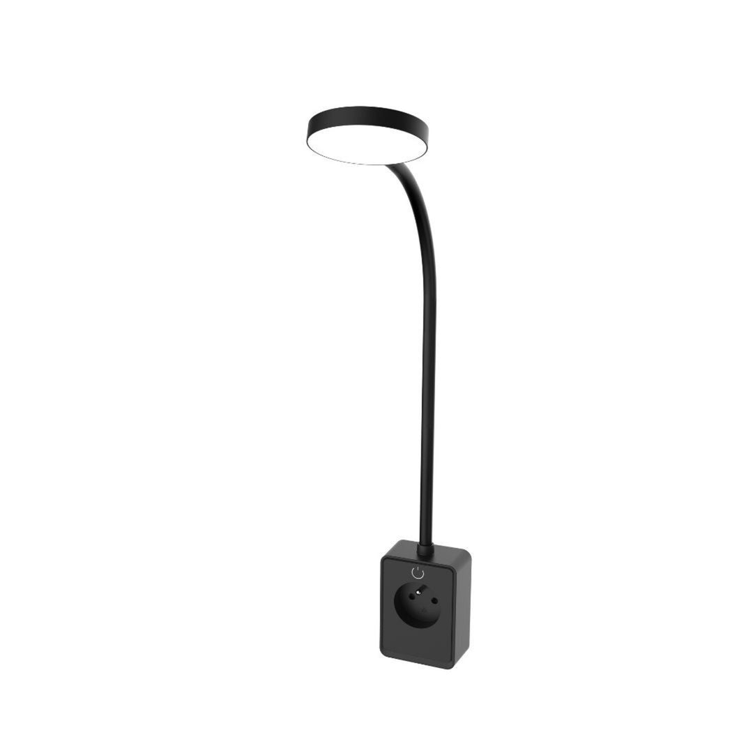 Applique murale Rabalux Tivro, LED 4 W, noire, IP20, 3 variantes de température de couleur : 3000, 4000, 6000, 71283